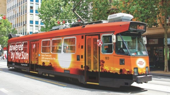 Австралийн Мельбурн хотод нарны эрчим хучээр ажилладаг трамвайны сулжээ байгуулна. Эх сурвалж: http://cleantechnica.com/2015/05/22/solar-powered-tram-network-unveiled-melbourne-worlds-largest/