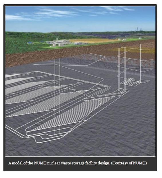  ЦХЗГ-аас боловсруулсан цөмийн хаягдал булшлах агуулахын загвар